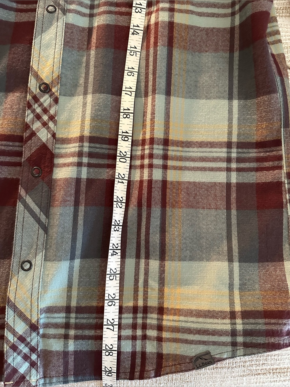 L.L Bean Katahdin Performance Traditional Fit Flannel Shirt NWT - Picture 9 of 10